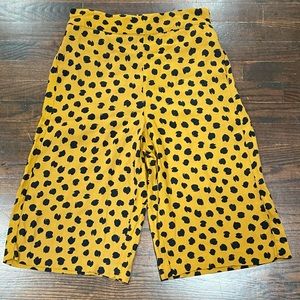 Madewell Animal Print Pull-On Crop Pant